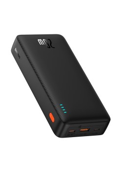 Acumulator Extern USB, Type-C, Micro-USB, 20W, 20000mAh - Baseus Airpow (P10022804113-00) - Black