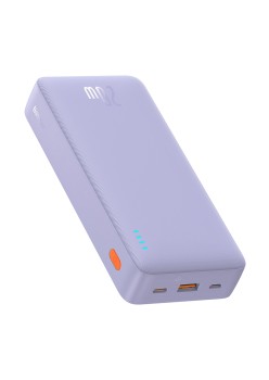 Acumulator Extern USB, Type-C, Micro-USB, 20W, 20000mAh - Baseus Airpow (P10022804513-00) - Purple