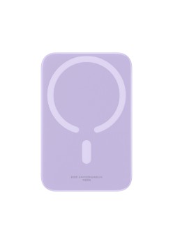 Acumulator Extern Type-C, Incarcare Wireless, 20W, 6000mAh + Cablu Type-C, 30cm - Baseus Mini Air (P10059002513-00) - Purple