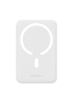 Acumulator Extern Type-C, Incarcare Wireless, 20W, 20000mAh + Cablu Type-C, 30cm - Baseus Mini (PPCX150002) - White