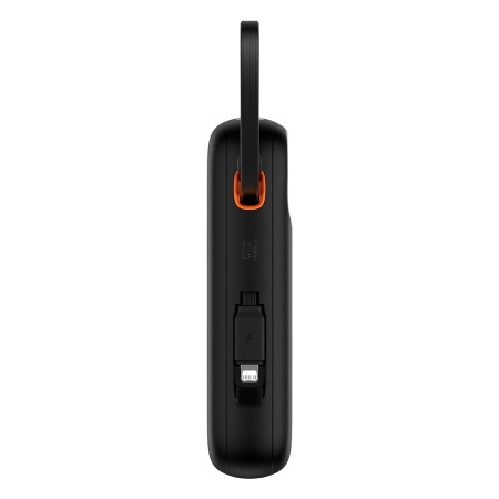 Acumulator Extern 2x Lightning, 3x Type-C, 2x USB, 22.5W, 10000mAh + Cablu Type-C, 30cm - Baseus Qpow Pro+ (P10055003113-00) - Black