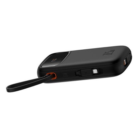 Acumulator Extern 2x Lightning, 3x Type-C, 2x USB, 22.5W, 10000mAh + Cablu Type-C, 30cm - Baseus Qpow Pro+ (P10055003113-00) - Black