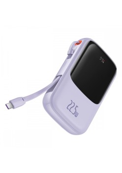 Baterie Externa 20000mAh, 22.5W - Baseus Qpow Pro (PPQD030105) - Purple