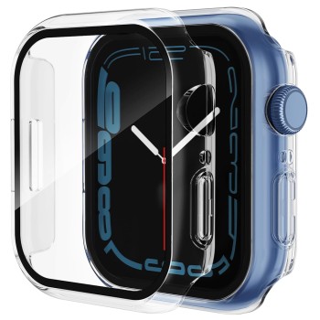 Husa pentru Apple Watch 7 (41mm) + Folie - Techsuit Defense360 Pro - Clear