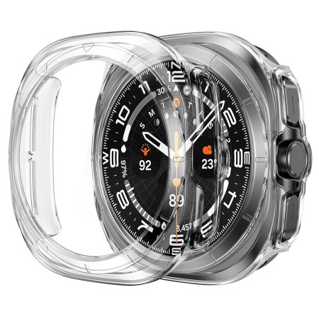 Husa pentru Samsung Galaxy Watch Ultra (47mm) + Folie - Techsuit Defense360 Pro - Clear