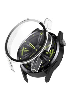 Husa pentru Huawei Watch GT 3 (46mm) + Folie - Techsuit Defense360 Pro - Clear