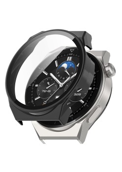 Husa pentru Huawei Watch GT 3 Pro (46mm) + Folie - Techsuit Defense360 Pro - Black