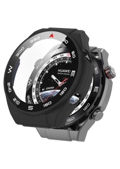 Husa pentru Huawei Watch Ultimate + Folie - Techsuit Defense360 Pro - Black