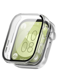 Husa pentru Huawei Watch Fit 3 + Folie - Techsuit Defense360 Pro - Clear