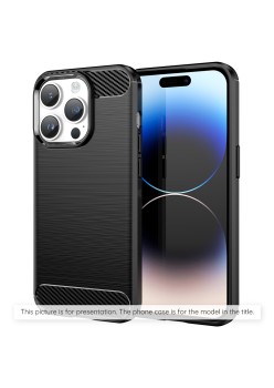 Husa pentru Google Pixel 9a - Techsuit Carbon Silicone - Black