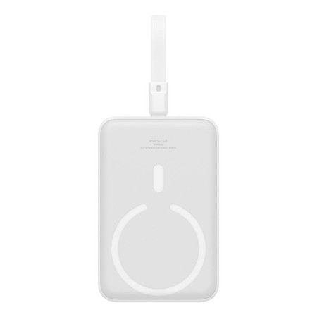 Acumulator Extern MagSafe, USB-C, 10000mAh, 20W - Baseus Magnetic Mini (P10022109223-00) - White