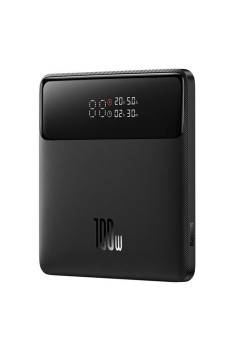 Acumulator Extern 2xUSB, 2xUSB-C, 20000mAh + Cablu USB-C - Baseus (PPBL000301) - Black