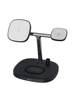 Statie de Alimentare pentru iPhone, iWatch, AirPods, Apple Pencil, 15W, Yesido, Black