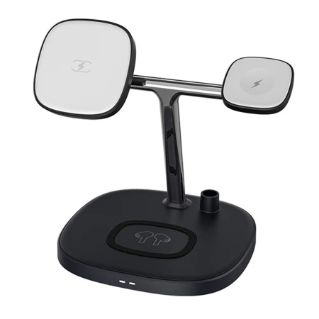Statie de Alimentare pentru iPhone, iWatch, AirPods, Apple Pencil, 15W, Yesido, Black