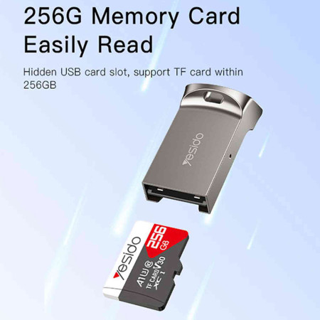 Cititor de Carduri USB la TF, 480Mbps, Baseus, Grey