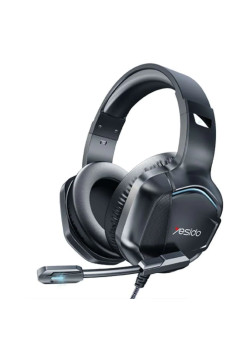 Casti Cu Fir si Lumini RGB, Mufa Jack Yesido, Black