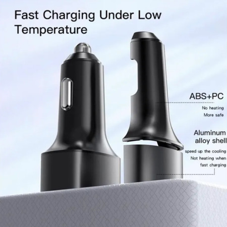 Incarcator Auto 3x USB Yesido, Black