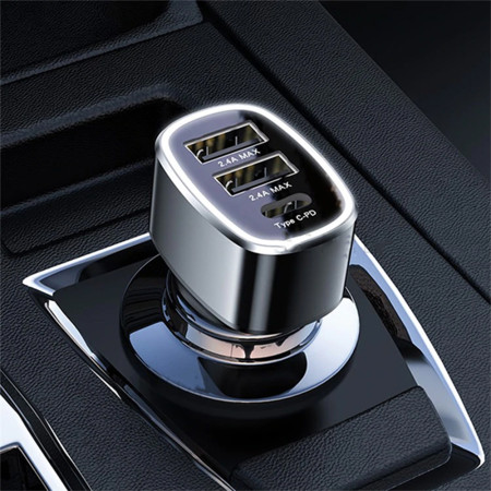 Incarcator Dual USB, Tip-C, 49W, Yesido, Black