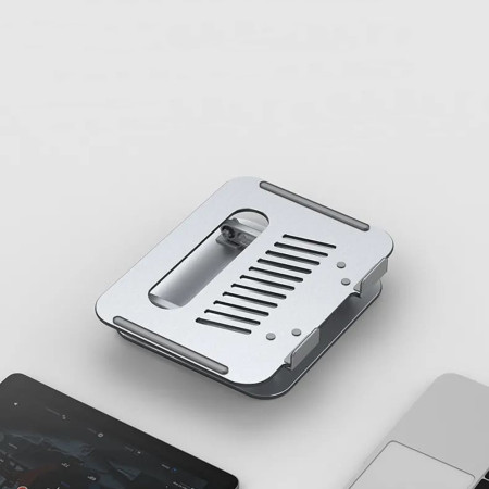 Suport din Aluminiu pentru Laptop Yesido, Silver