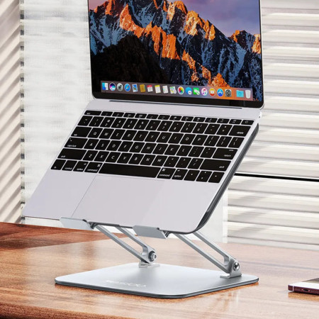 Suport din Aluminiu pentru Laptop Yesido, Silver