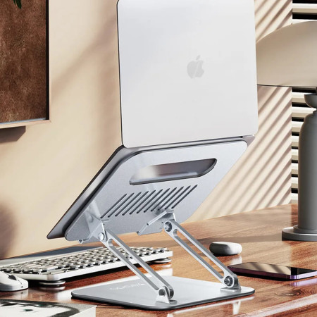 Suport din Aluminiu pentru Laptop Yesido, Silver