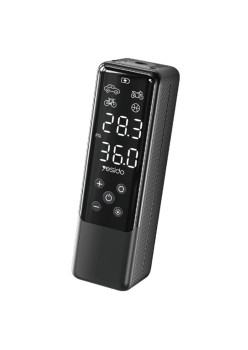 Compresor auto digital pentru Rotile Masinii, 50W, Yesido, Black