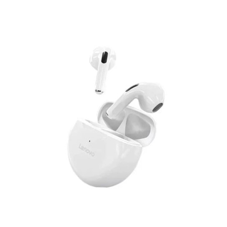 Casti Bluetooth TWS Lenovo HT38, White