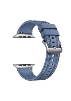 Curea pentru Apple Watch 1/2/3/4/5/6/7/8/9/SE/SE 2/Ultra/Ultra 2 (42/44/45/49mm) - Techsuit Watchband (W051) - Dark Blue