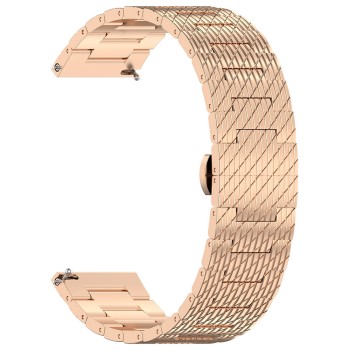 Curea pentru Huawei Watch GT 2 (46mm)/GT 2 Pro/GT 3 Pro (46mm)/Ultimate, Xiaomi Watch S1 - Techsuit Watchband (W052) - Rose Gold