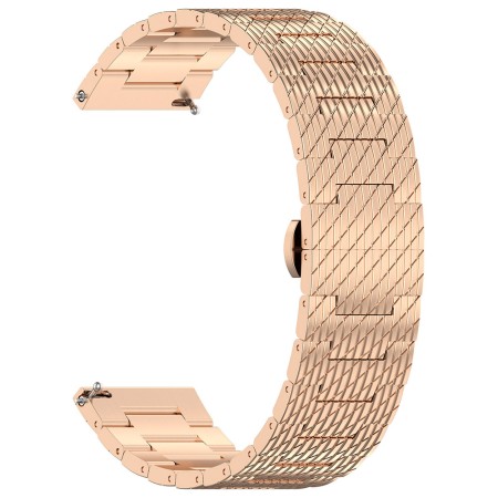 Curea pentru Huawei Watch GT 2 (46mm)/GT 2 Pro/GT 3 Pro (46mm)/Ultimate, Xiaomi Watch S1 - Techsuit Watchband (W052) - Rose Gold