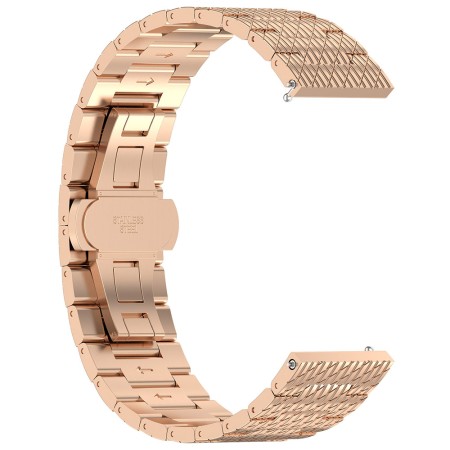 Curea pentru Huawei Watch GT 2 (46mm)/GT 2 Pro/GT 3 Pro (46mm)/Ultimate, Xiaomi Watch S1 - Techsuit Watchband (W052) - Rose Gold