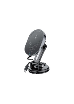 Suport Auto cu Incarcare Wireless, 15W - Yesido (C313) - Black