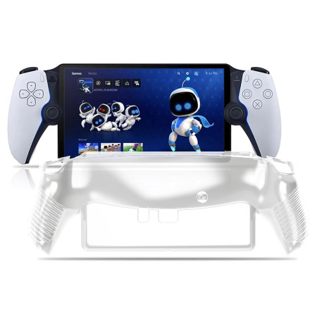 Husa pentru PlayStation Portal Remote Player, Bright Silicone, Clear