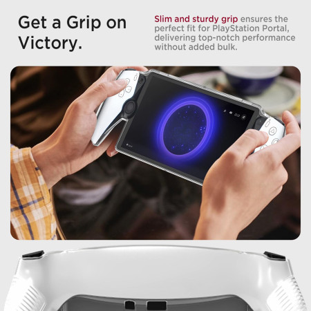 Husa pentru PlayStation Portal Remote Player, Bright Silicone, Clear