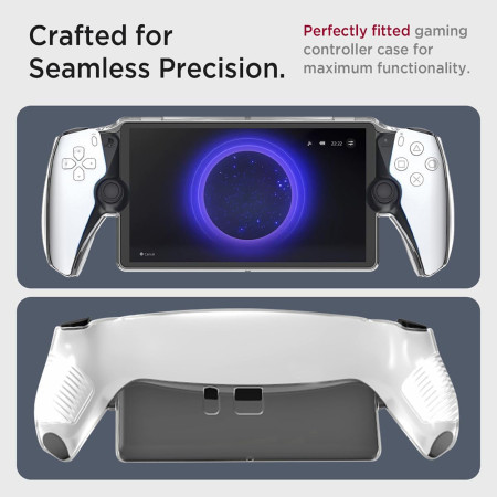Husa pentru PlayStation Portal Remote Player, Bright Silicone, Clear