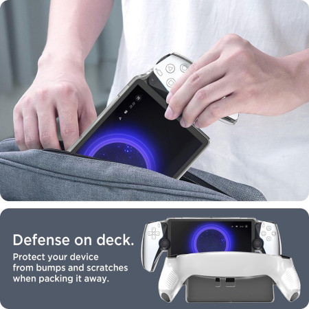 Husa pentru PlayStation Portal Remote Player, Bright Silicone, Clear