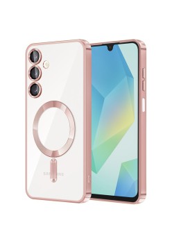 Husa pentru Samsung Galaxy A16, Atasare Magnetica, MagSafe, Pink
