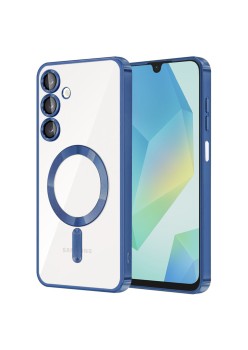 Husa pentru Samsung Galaxy A16, Atasare Magnetica, MagSafe, Deep Blue