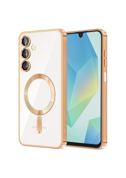 Husa pentru Samsung Galaxy A16, Atasare Magnetica, MagSafe, Gold