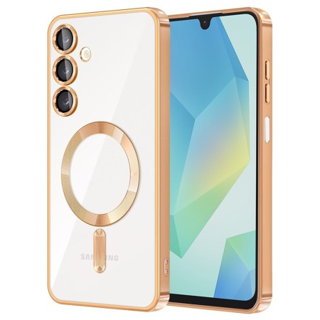 Husa pentru Samsung Galaxy A16, Atasare Magnetica, MagSafe, Gold