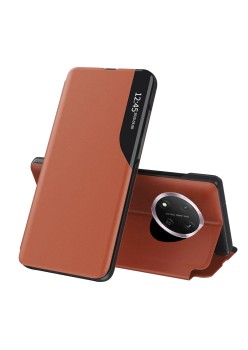 Husa Tip Carte pentru Honor Magic7 Lite / X9c - Stand View - Orange