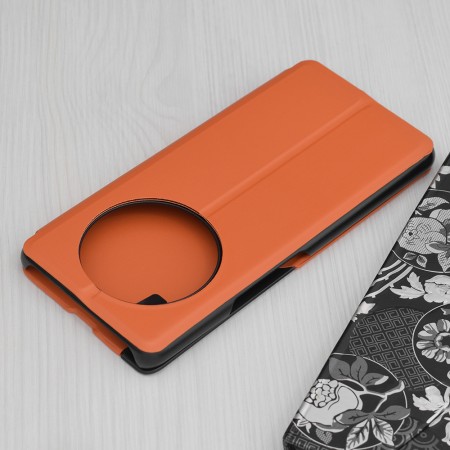 Husa Tip Carte pentru Honor Magic7 Lite / X9c - Stand View - Orange