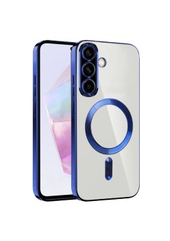 Husa pentru Samsung Galaxy A36, Atasare Magnetica, MagSafe, Deep Blue