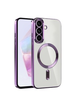 Husa pentru Samsung Galaxy A36, Atasare Magnetica, MagSafe, Light Purple