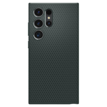 Husa pentru Samsung Galaxy S24 Ultra, Spigen Liquid Air, Abyss Green
