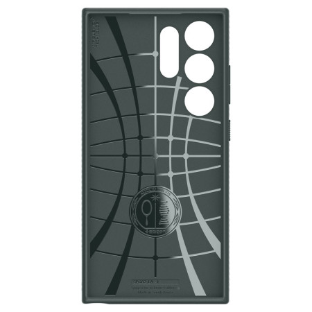 Husa pentru Samsung Galaxy S24 Ultra, Spigen Liquid Air, Abyss Green