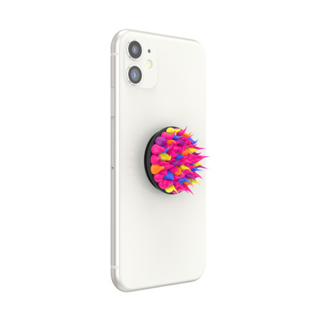 Suport pentru Telefon Popsockets PopGrip, Spiky Pink Acid