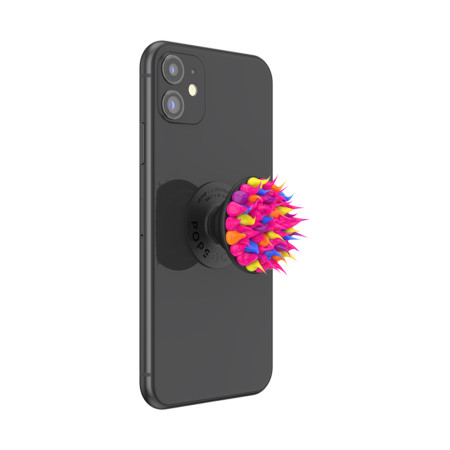 Suport pentru Telefon Popsockets PopGrip, Spiky Pink Acid
