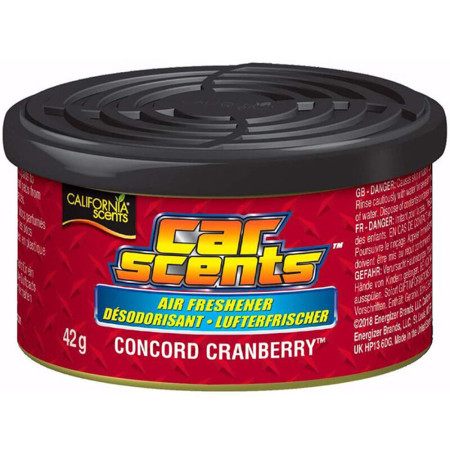 Odorizant Auto pentru Masina Gel California Scents, Concord Cranberry