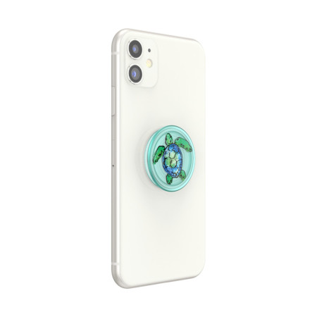 Suport pentru Telefon Popsockets PopGrip, PlantCore Translucent Tortuga